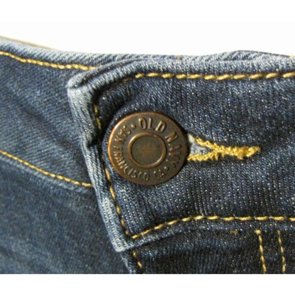 Old Navy 14P 14 Rockstar Super Skinny Blue Jeans Denim Stretch - Picture 2 of 3